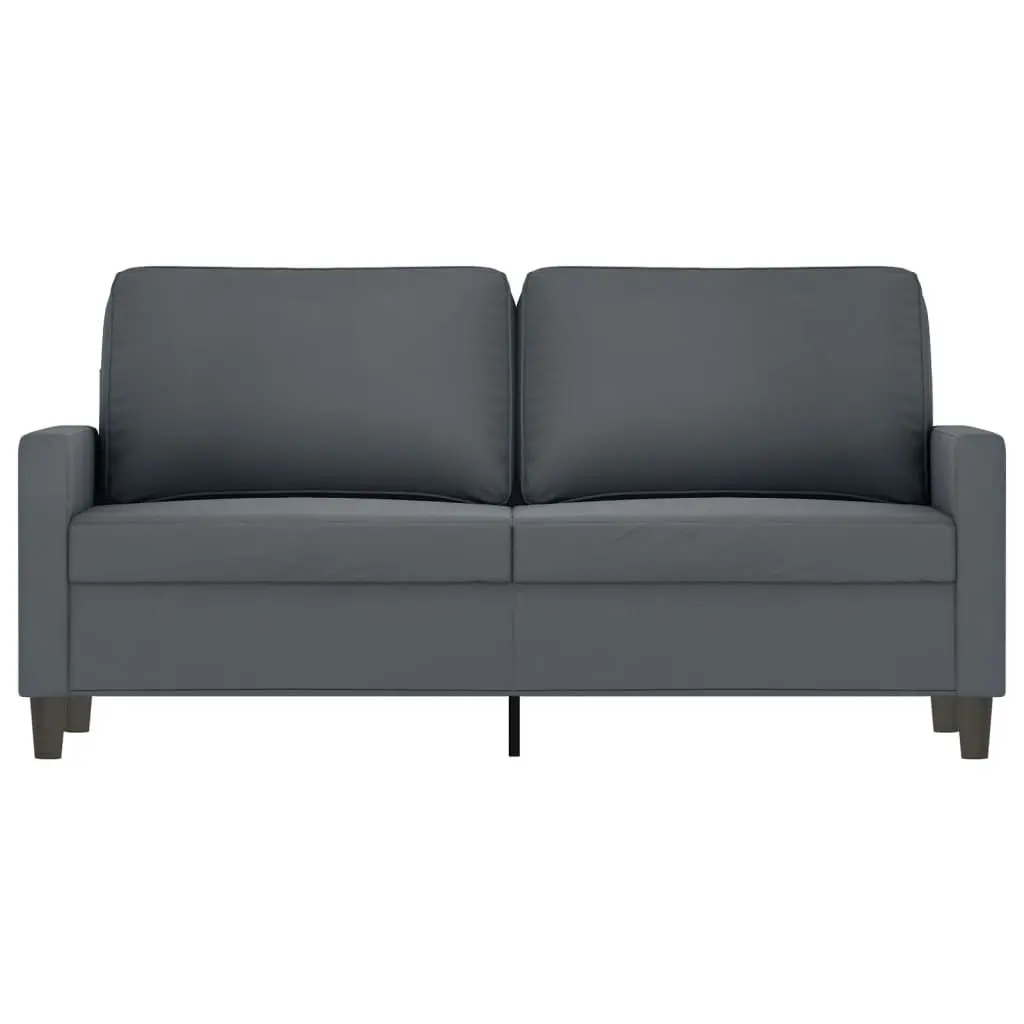 2-Seater Sofa Dark Grey 140 cm Velvet 359200