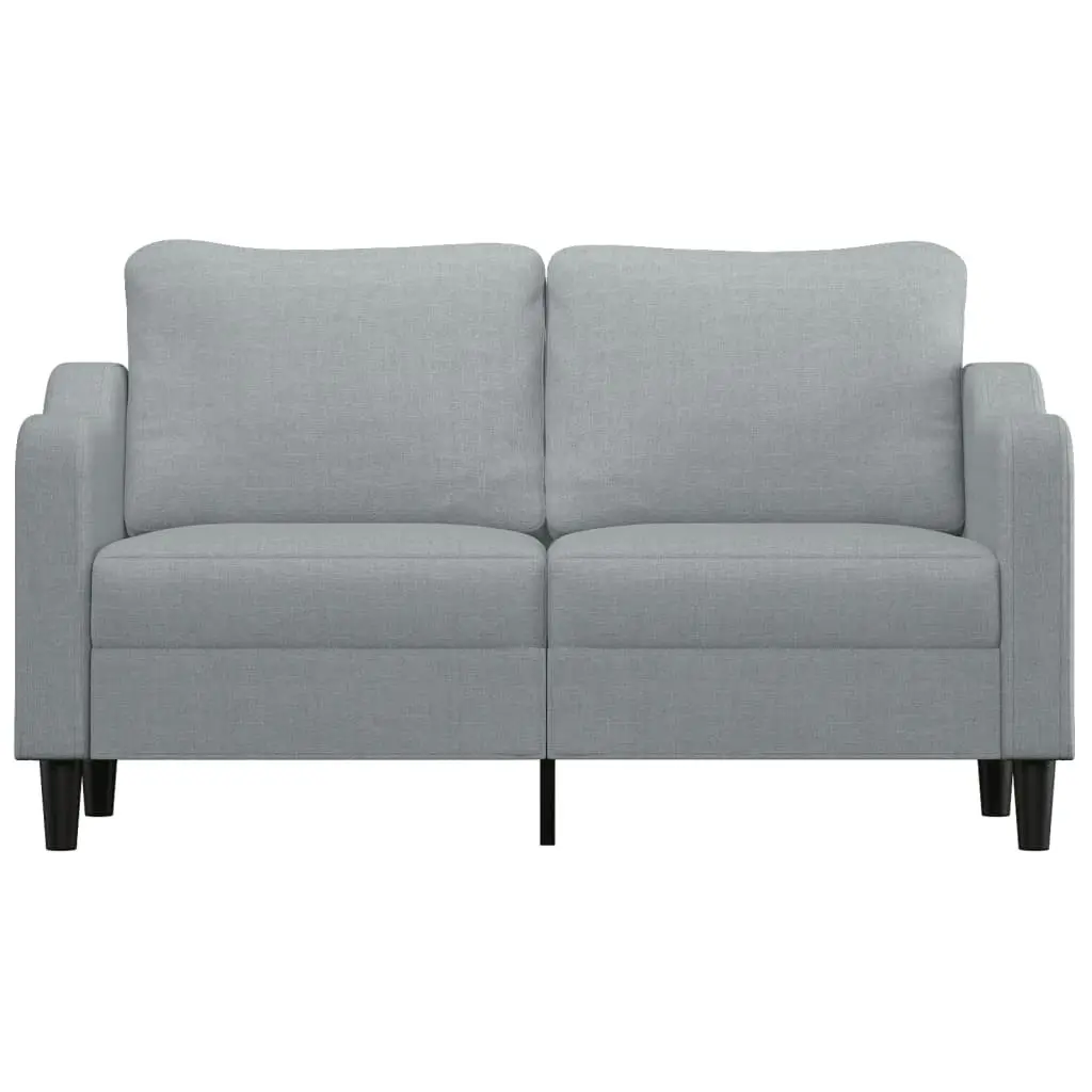 2-Seater Sofa Light Grey 140 cm Fabric 359359