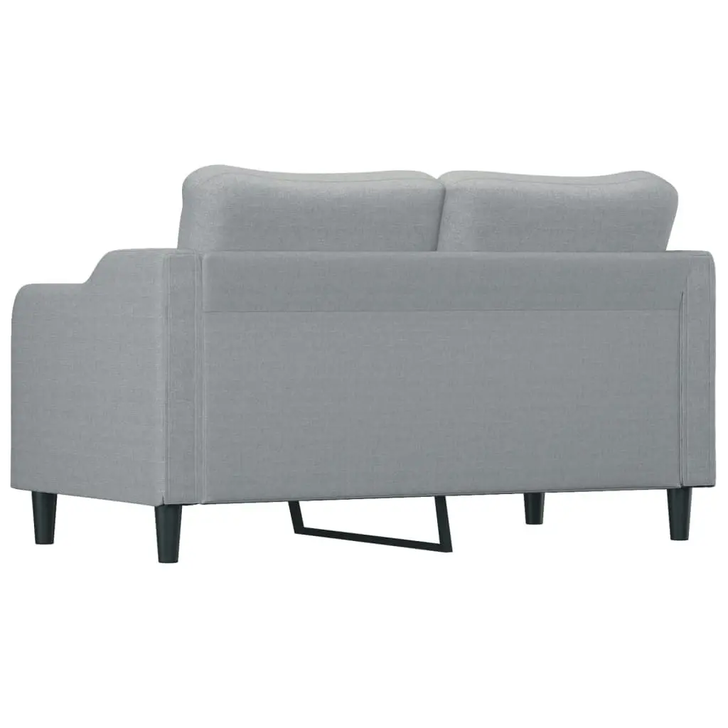 2-Seater Sofa Light Grey 140 cm Fabric 359359