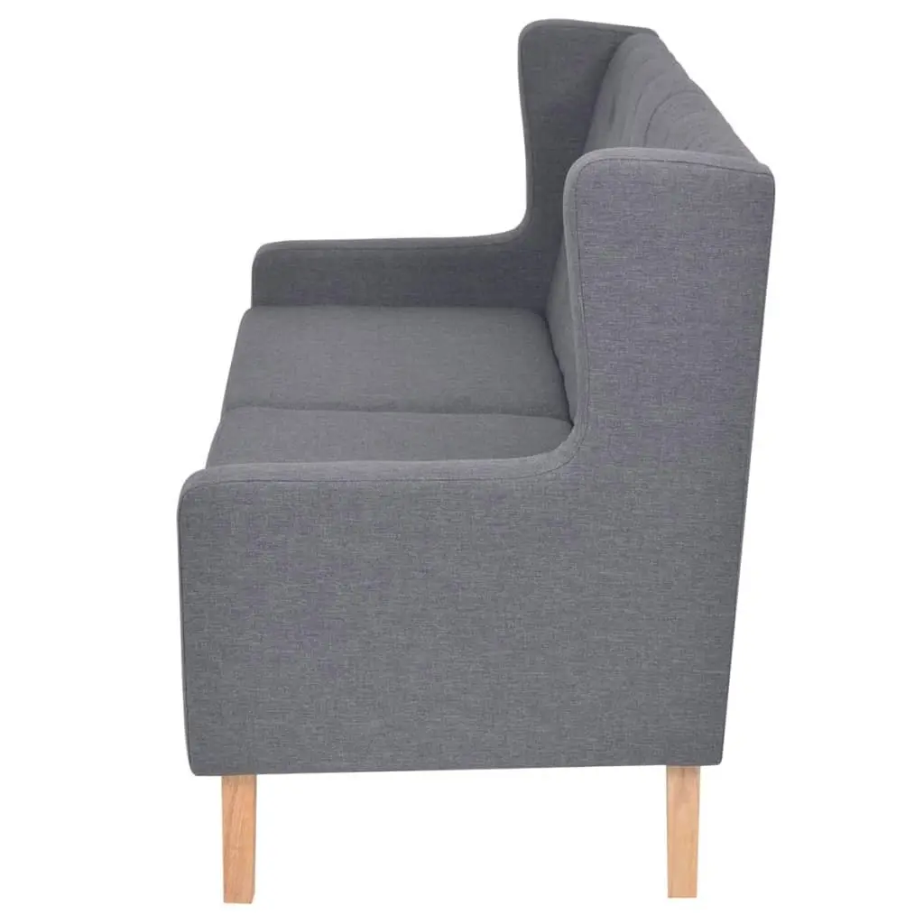 2-Seater Sofa Fabric Grey 245453