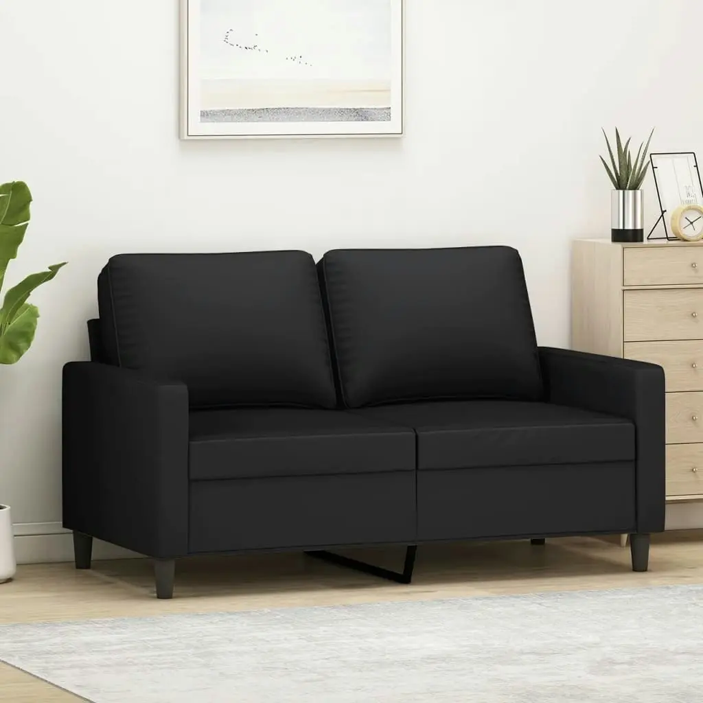 2-Seater Sofa Black 120 cm Velvet 359194