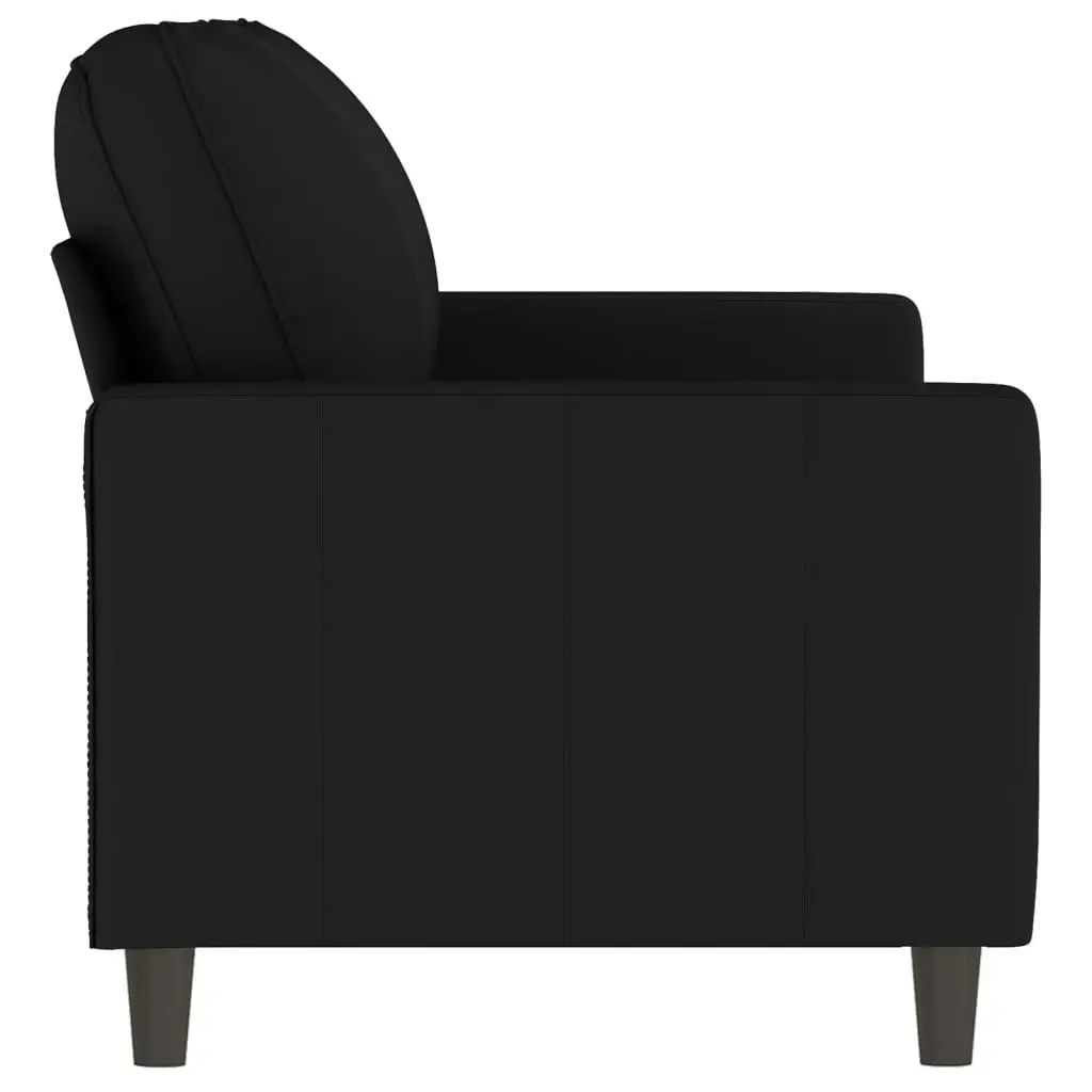 2-Seater Sofa Black 140 cm Velvet 359204