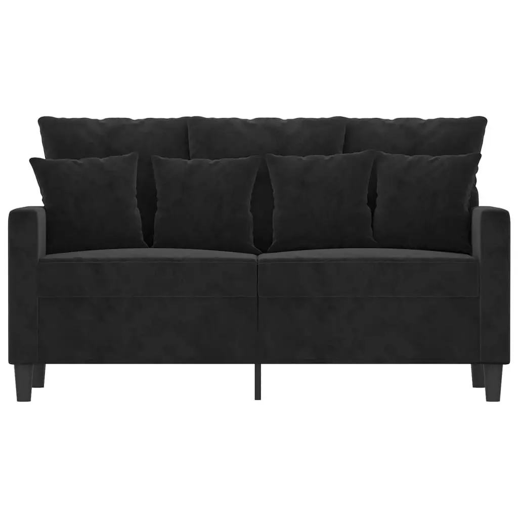 2-Seater Sofa Black 120 cm Velvet 359298