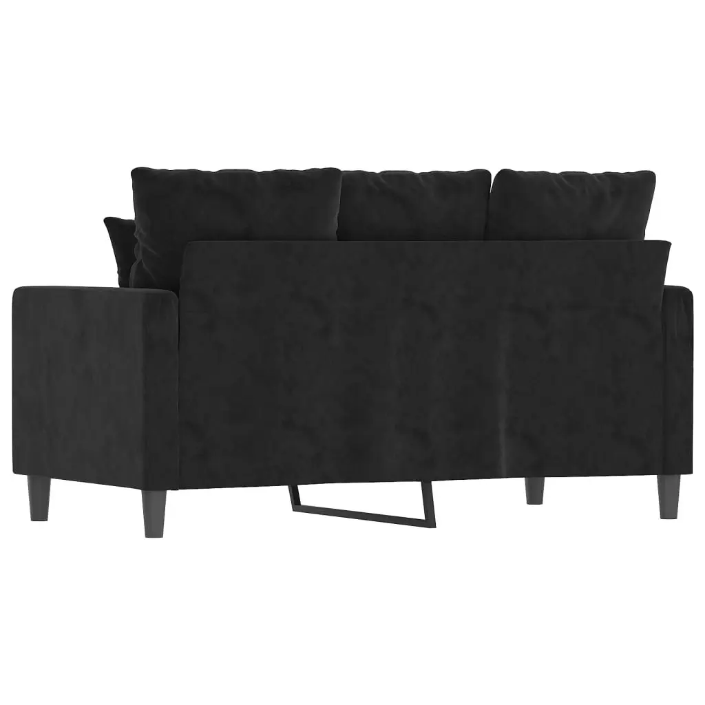 2-Seater Sofa Black 120 cm Velvet 359298