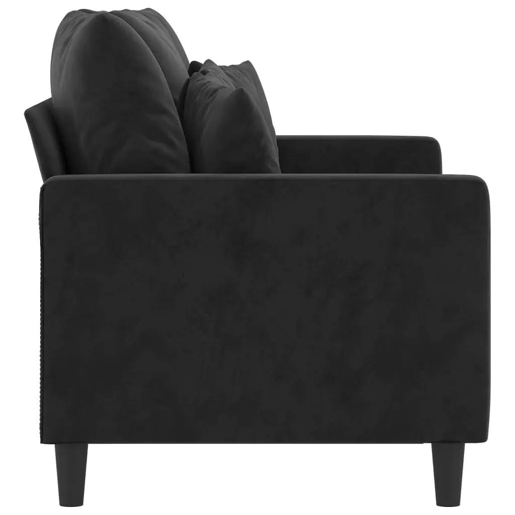 2-Seater Sofa Black 120 cm Velvet 359298