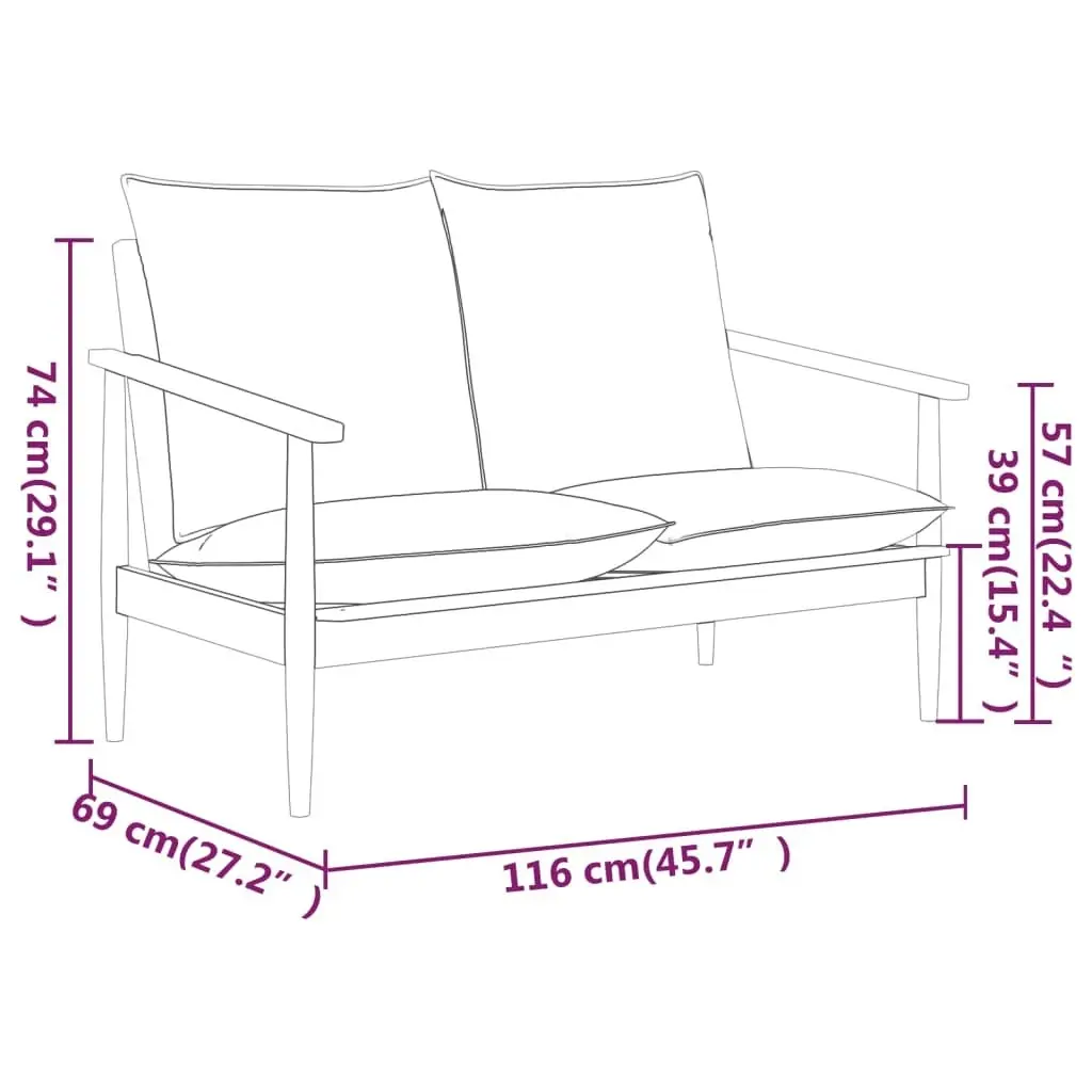 3 Piece Sofa Set Real Leather with Solid Wood Acacia Brown 3099031