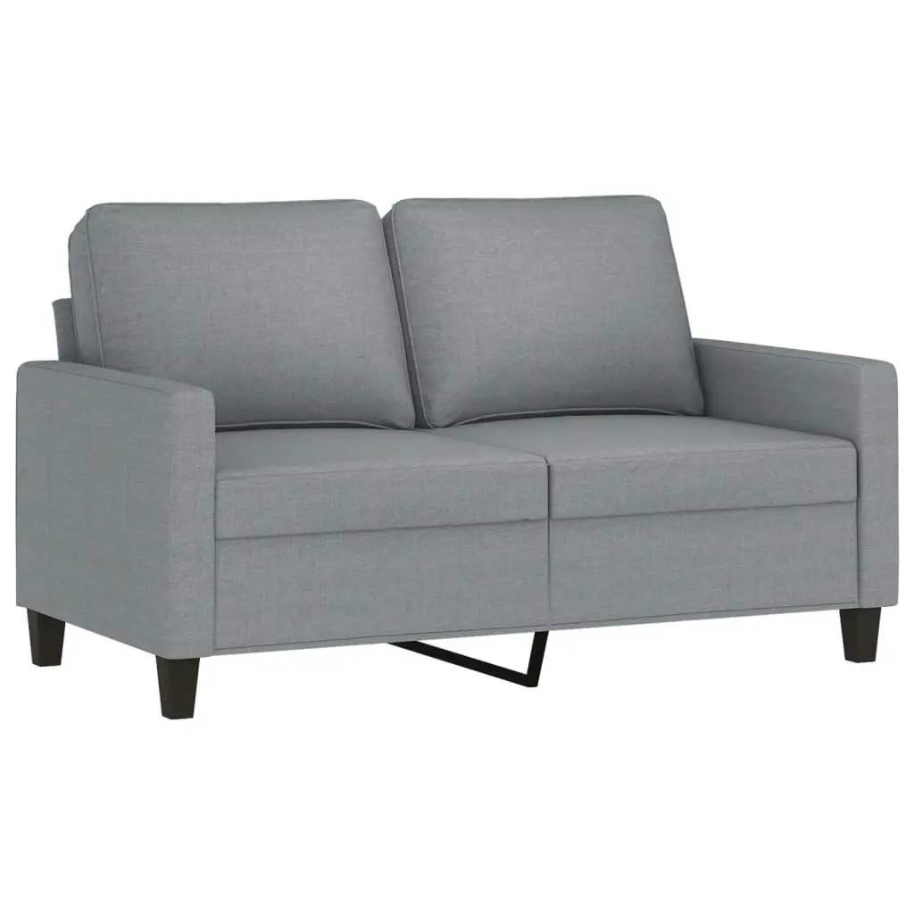 3 Piece Sofa Set with Cushions Light Grey Fabric 3201428