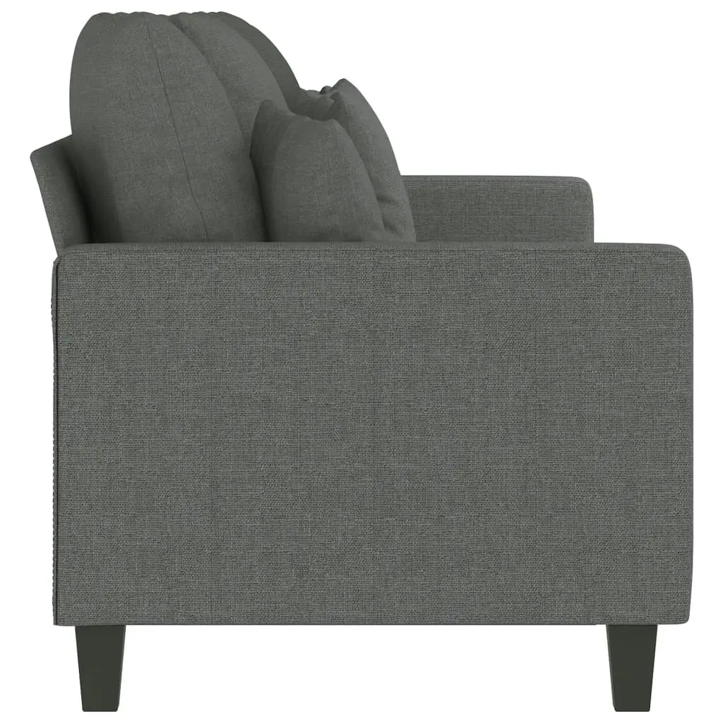 3-Seater Sofa Dark Grey 180 cm Fabric 359276