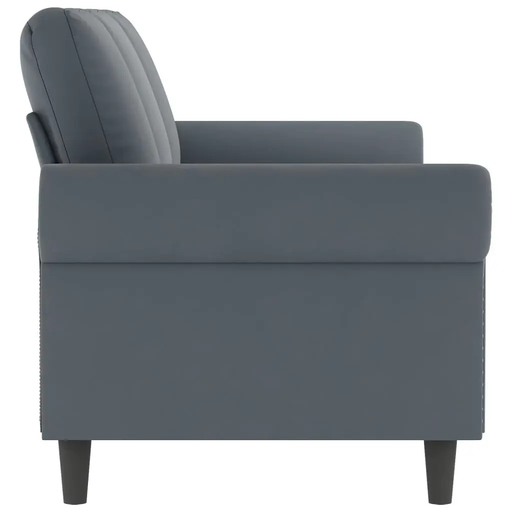 3-Seater Sofa Dark Grey 180 cm Velvet 359540