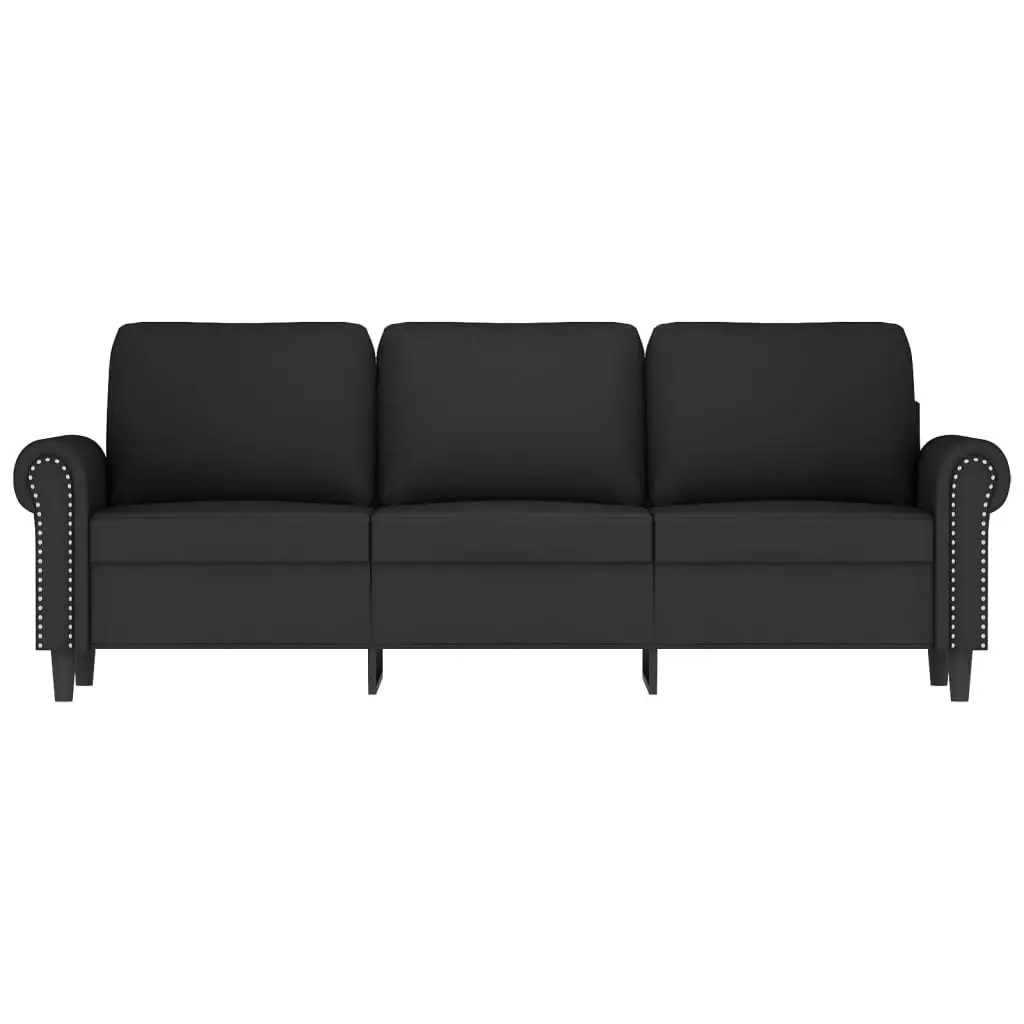 3-Seater Sofa Black 180 cm Velvet 359544