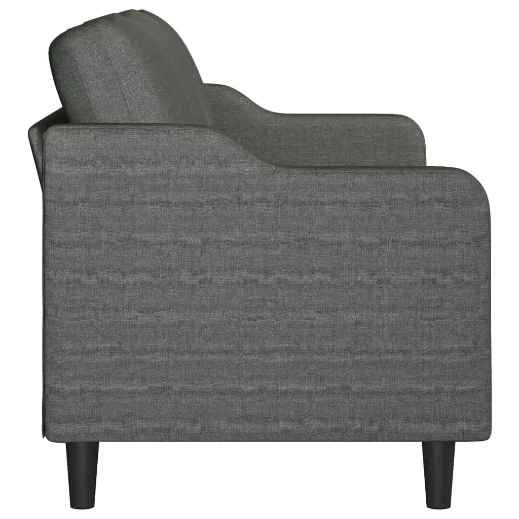 3-Seater Sofa Dark Grey 180 cm Fabric 359368