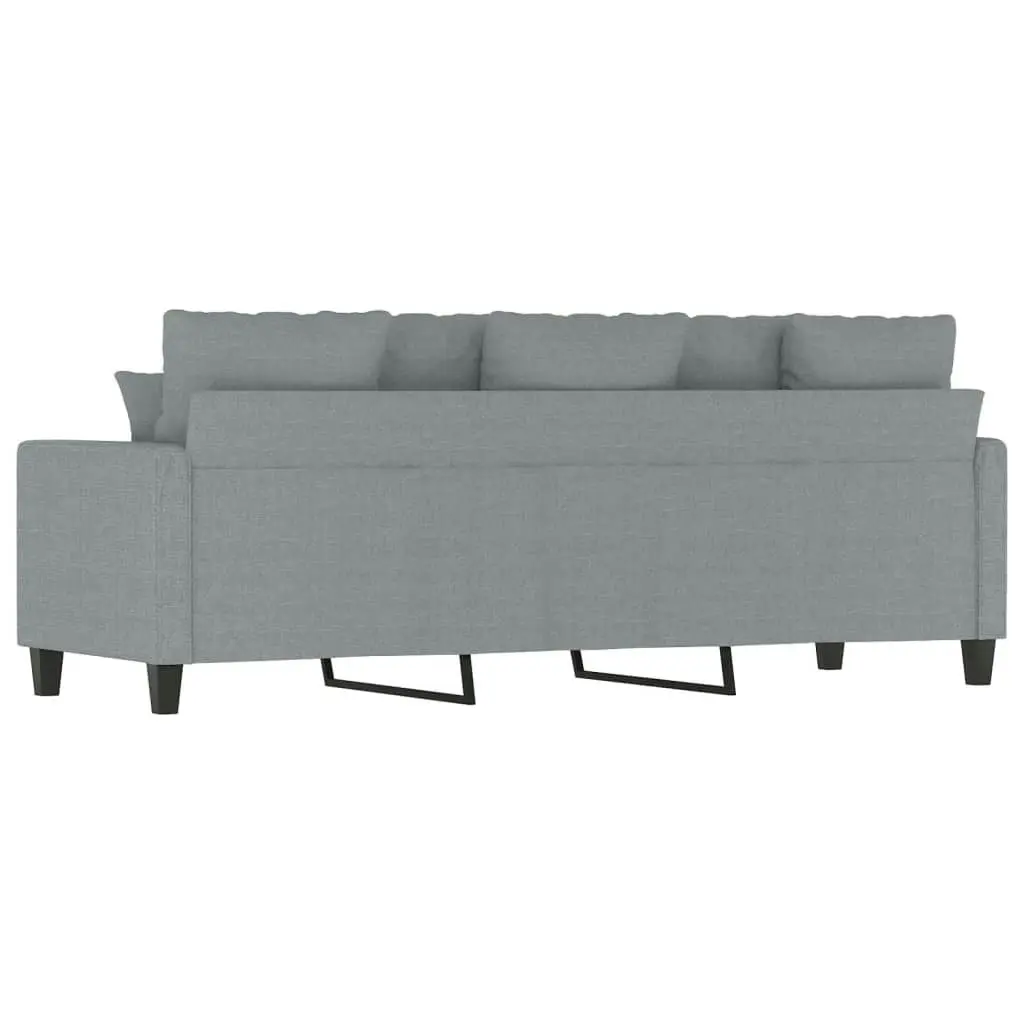 3-Seater Sofa Light Grey 180 cm Fabric 359275