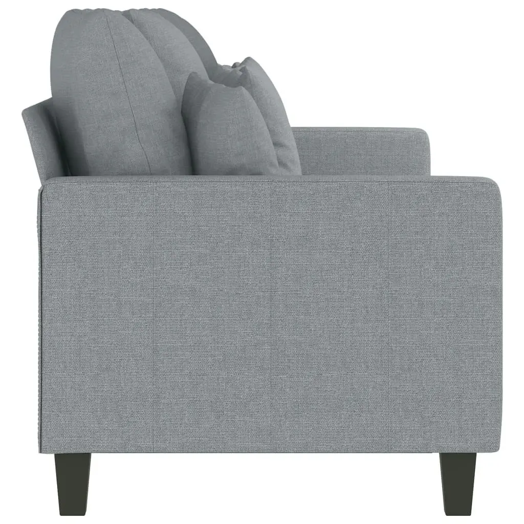 3-Seater Sofa Light Grey 180 cm Fabric 359275