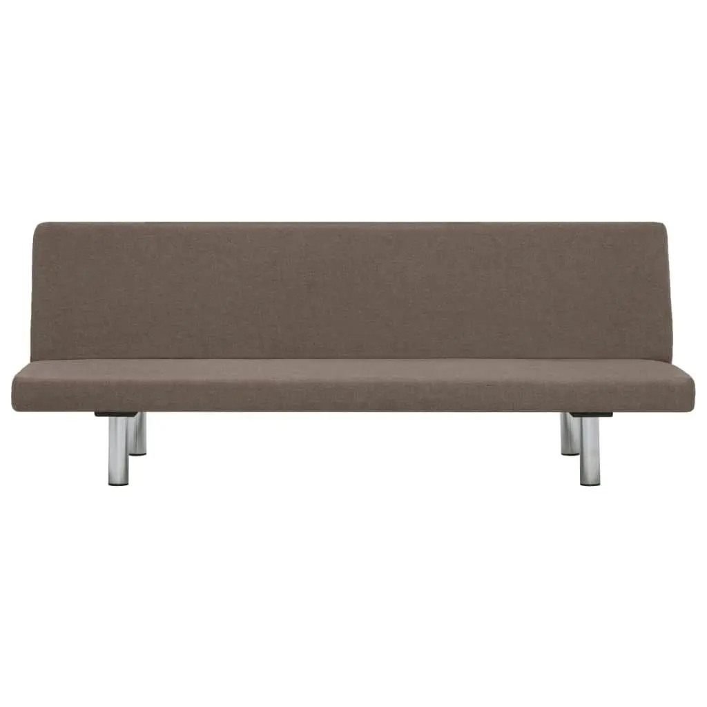 Sofa Bed Taupe Polyester 282201