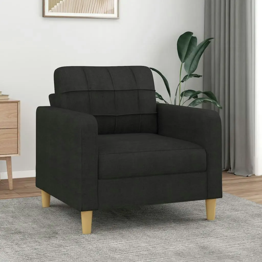 Sofa Chair Black 60 cm Fabric 359079