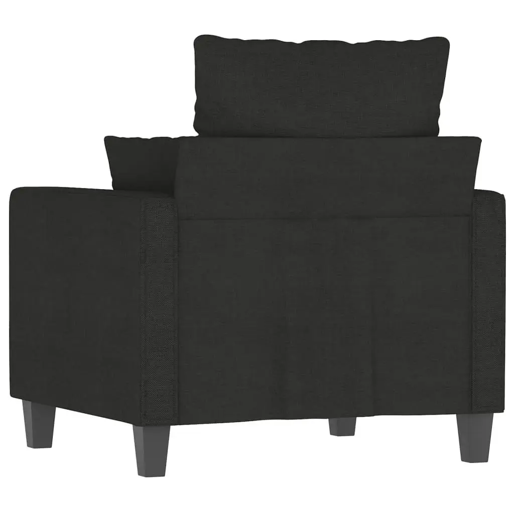 Sofa Chair Black 60 cm Fabric 359255