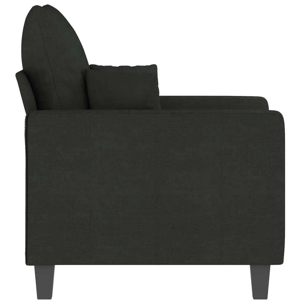 Sofa Chair Black 60 cm Fabric 359255