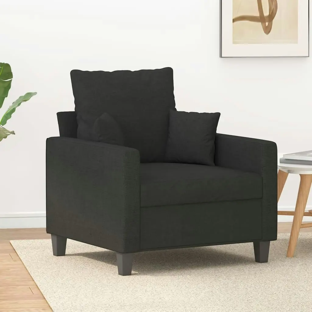 Sofa Chair Black 60 cm Fabric 359255