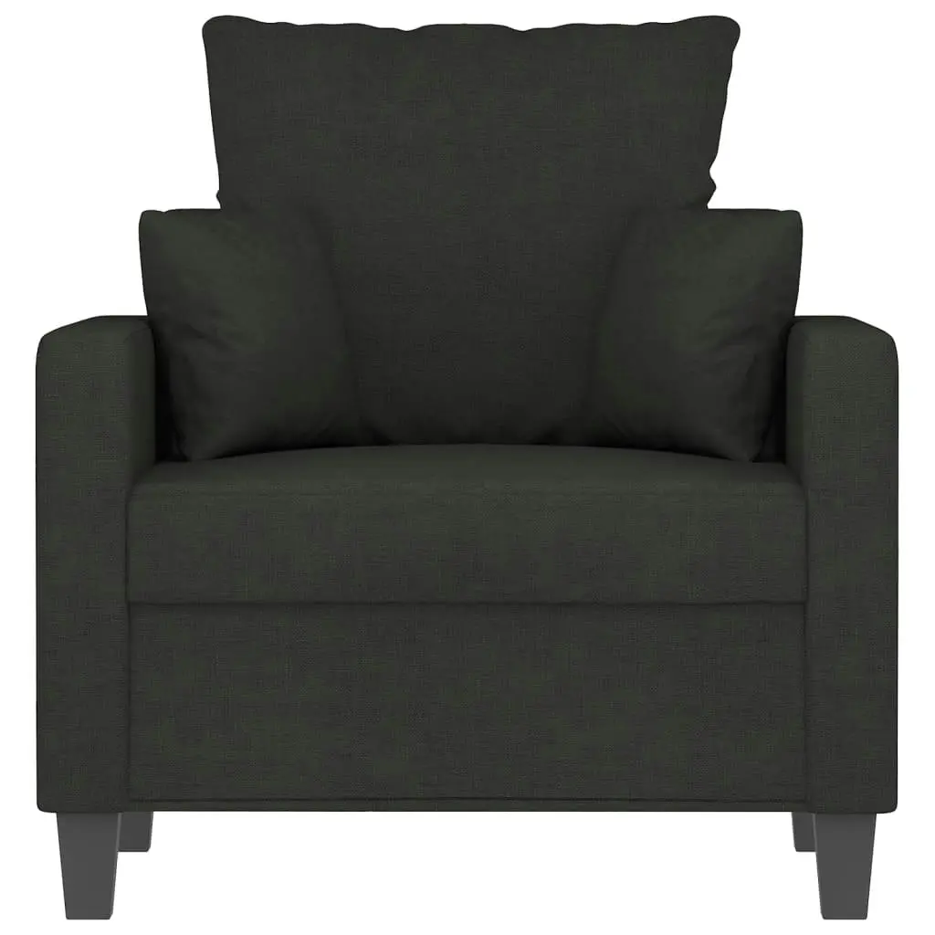 Sofa Chair Black 60 cm Fabric 359255