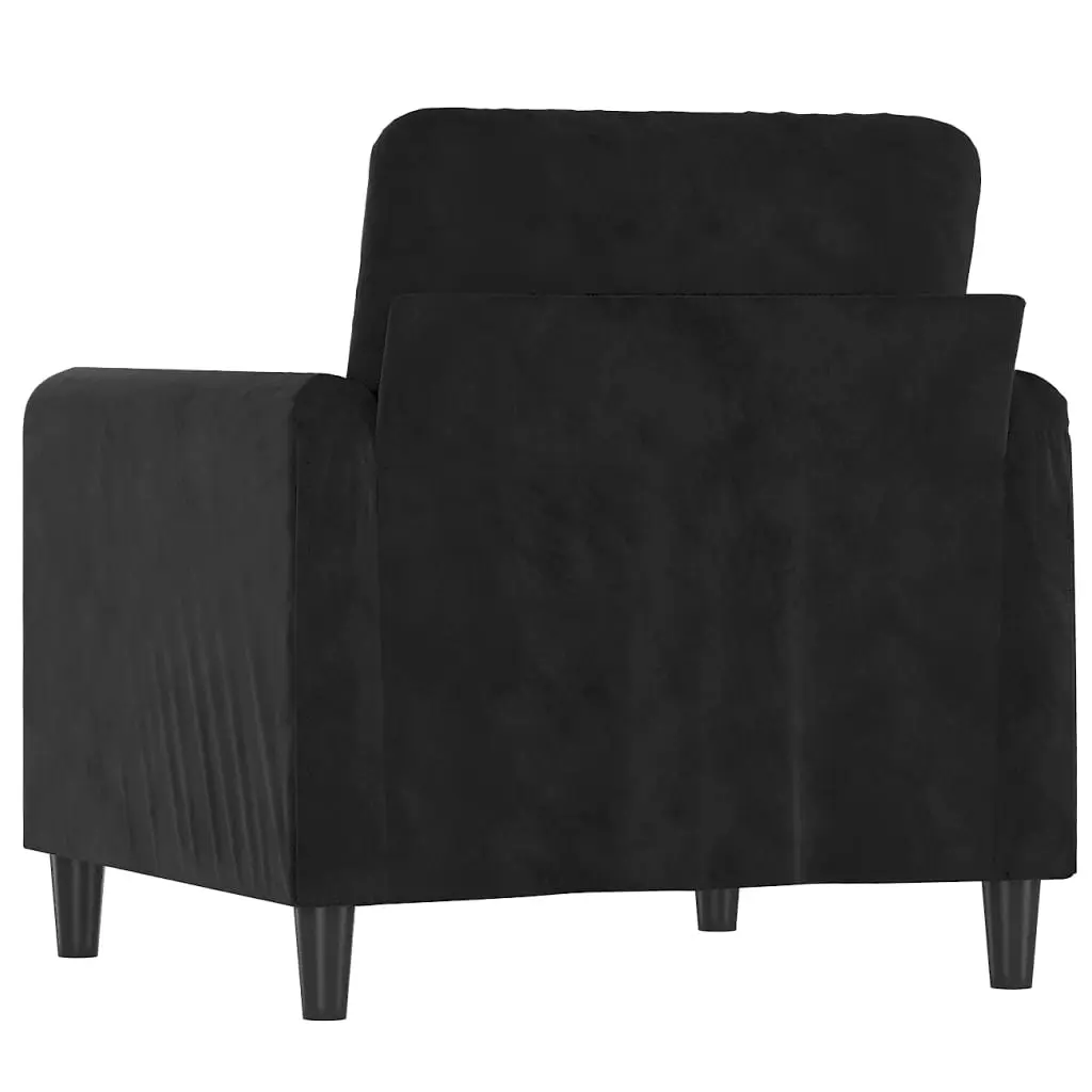 Sofa Chair Black 60 cm Velvet 359427