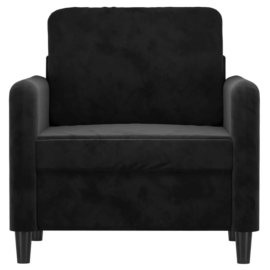 Sofa Chair Black 60 cm Velvet 359427