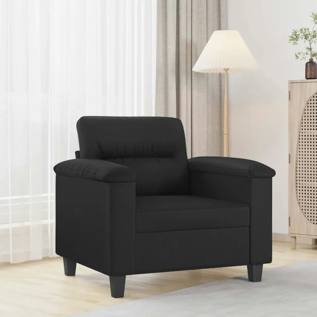 Sofa Chair Black 60 cm Faux Leather 359573