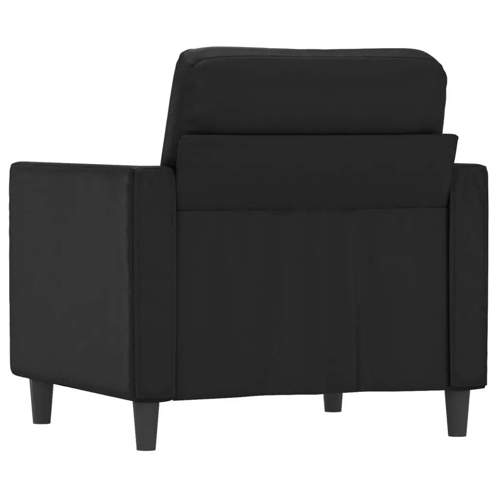 Sofa Chair Black 60 cm Faux Leather 359323