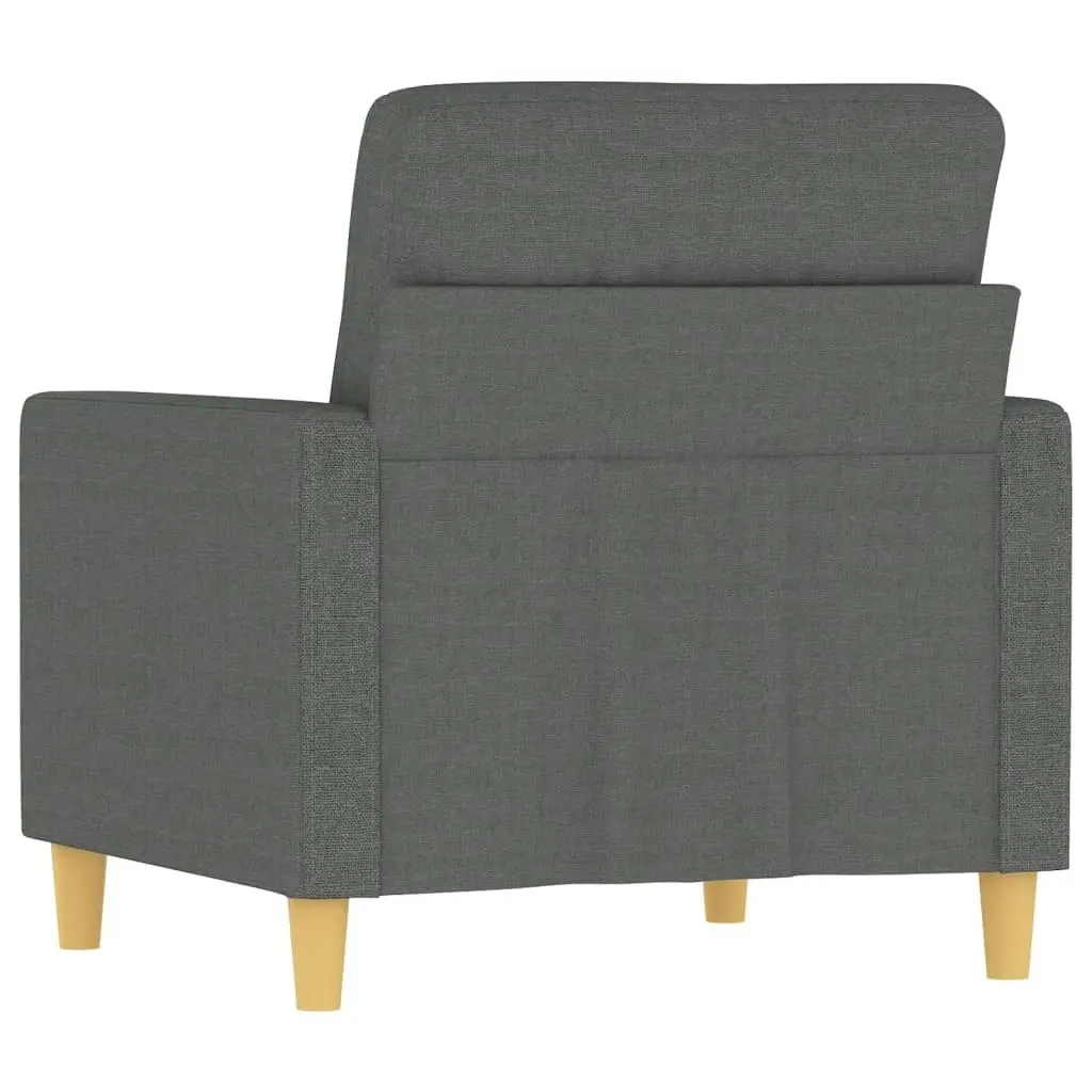 Sofa Chair Dark Grey 60 cm Fabric 359220