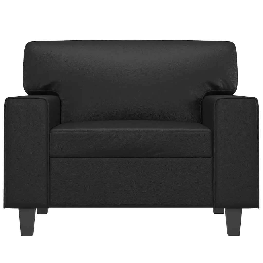 Sofa Chair Black 60 cm Faux Leather 359407