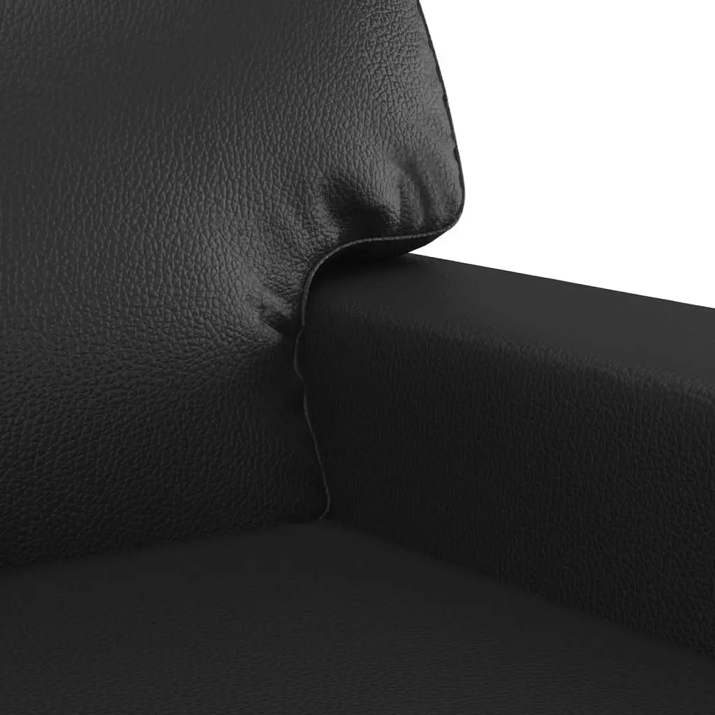 Sofa Chair Black 60 cm Faux Leather 359407