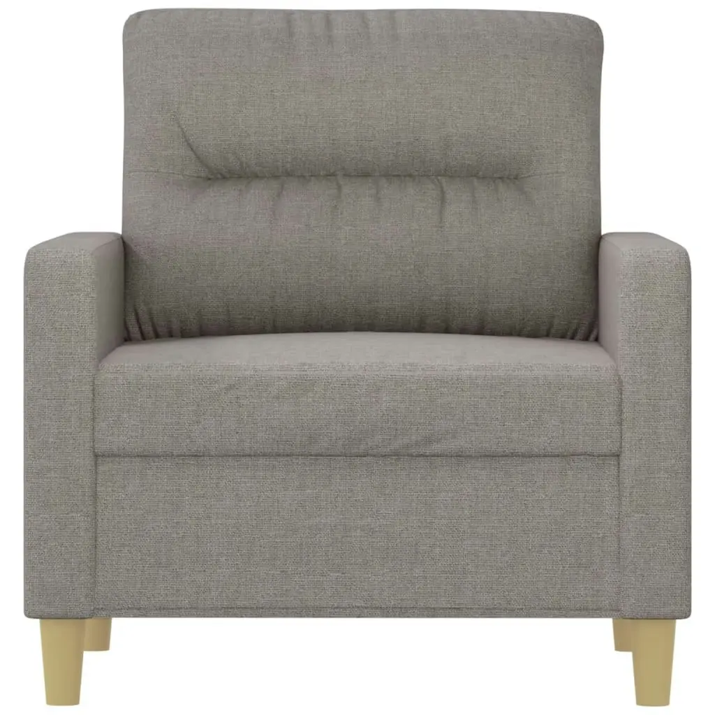 Sofa Chair Light Grey 60 cm Fabric 348775