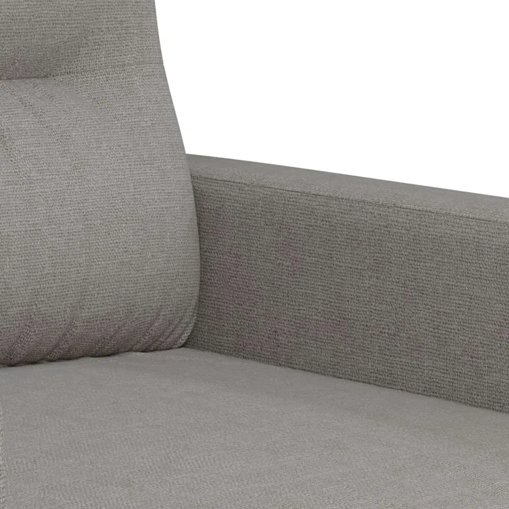 Sofa Chair Light Grey 60 cm Fabric 348775