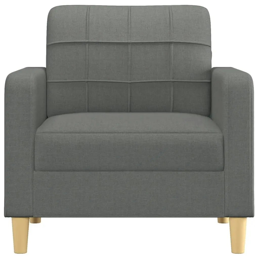 Sofa Chair Dark Grey 60 cm Fabric 359076