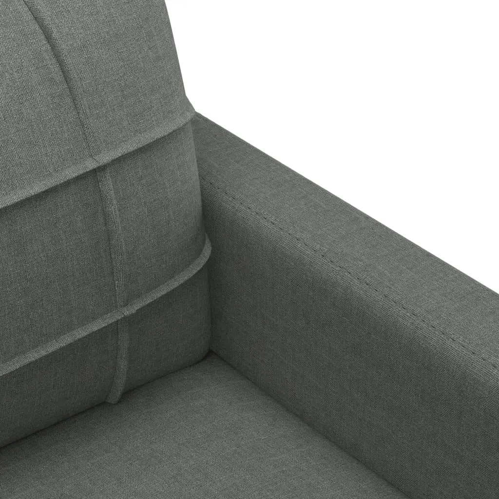 Sofa Chair Dark Grey 60 cm Fabric 359076