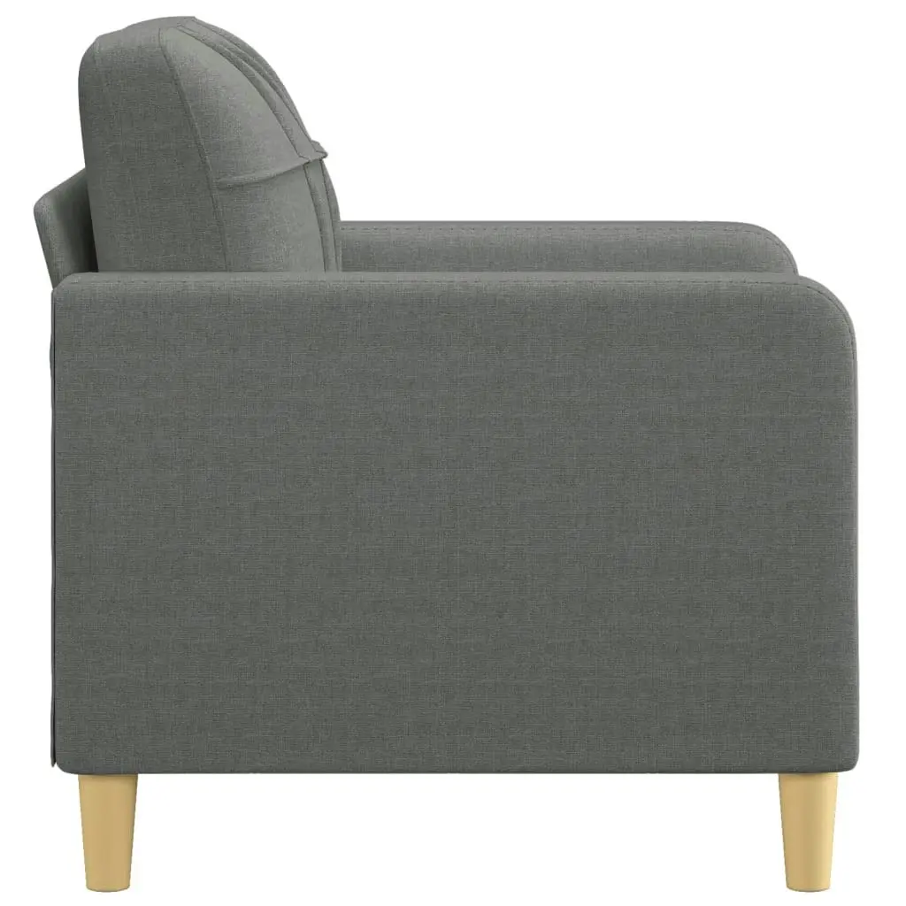 Sofa Chair Dark Grey 60 cm Fabric 359076