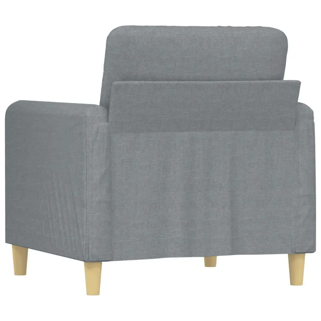 Sofa Chair Light Grey 60 cm Fabric 359462