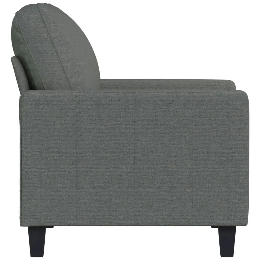 Sofa Chair Dark Grey 60 cm Fabric 359148