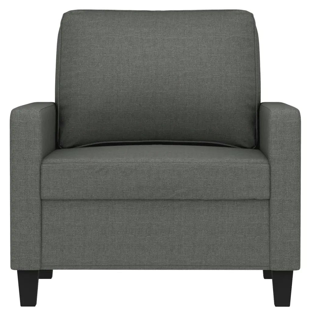 Sofa Chair Dark Grey 60 cm Fabric 359148