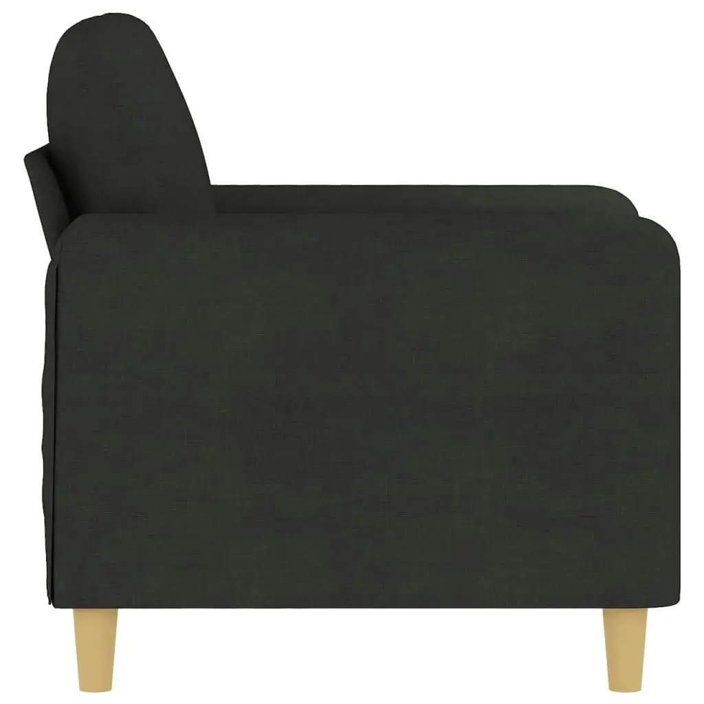 Sofa Chair Black 60 cm Fabric 359466