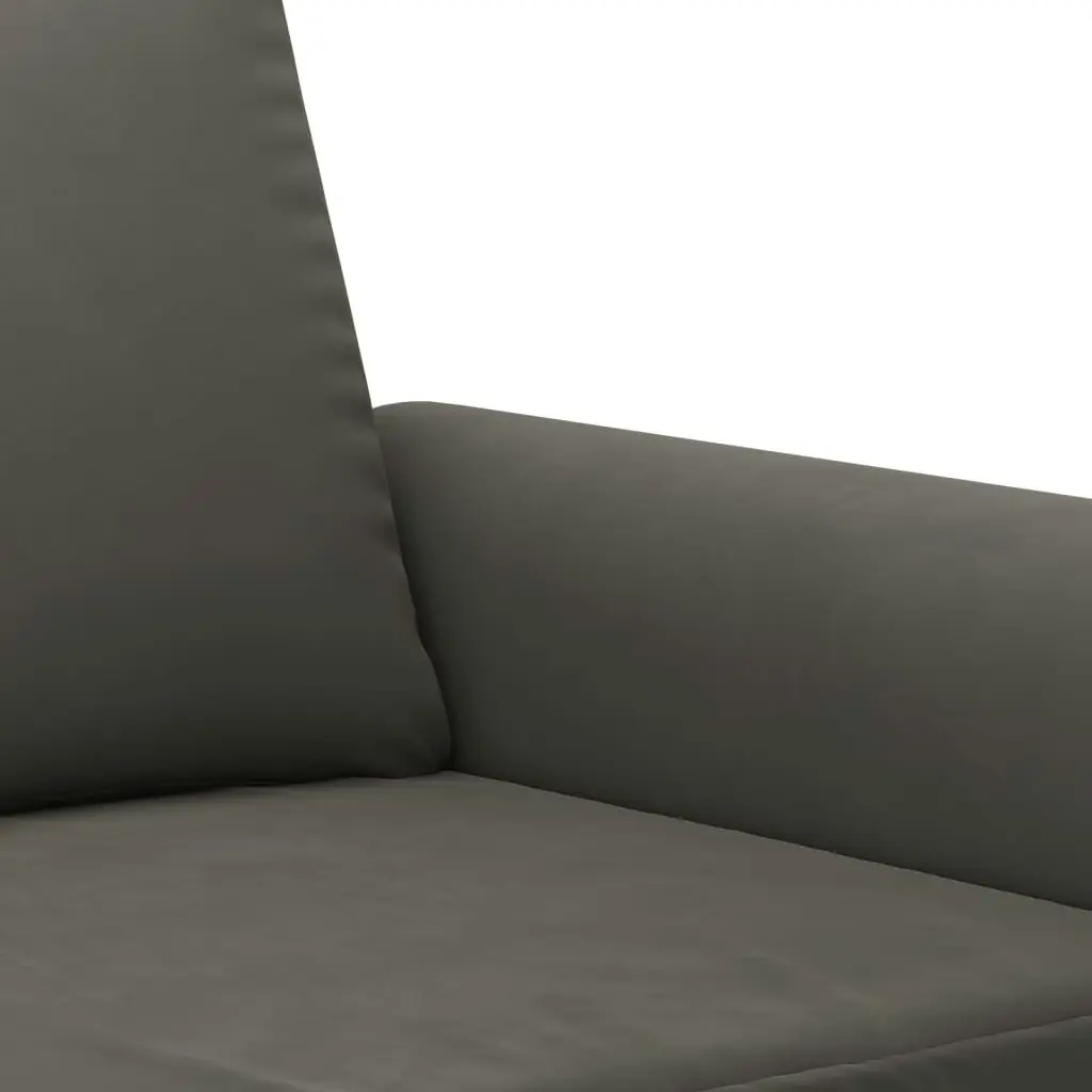 Sofa Chair Dark Grey 60 cm Velvet 349138