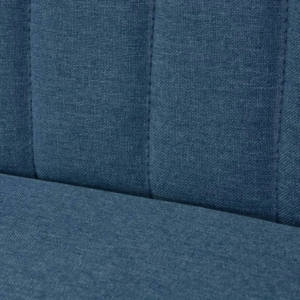 Sofa Fabric 117x55.5x77 cm Blue 244072