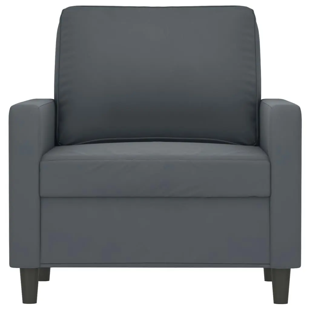 Sofa Chair Dark Grey 60 cm Velvet 359180