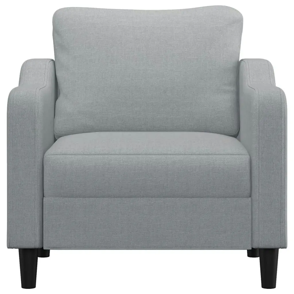 Sofa Chair Light Grey 60 cm Fabric 359343