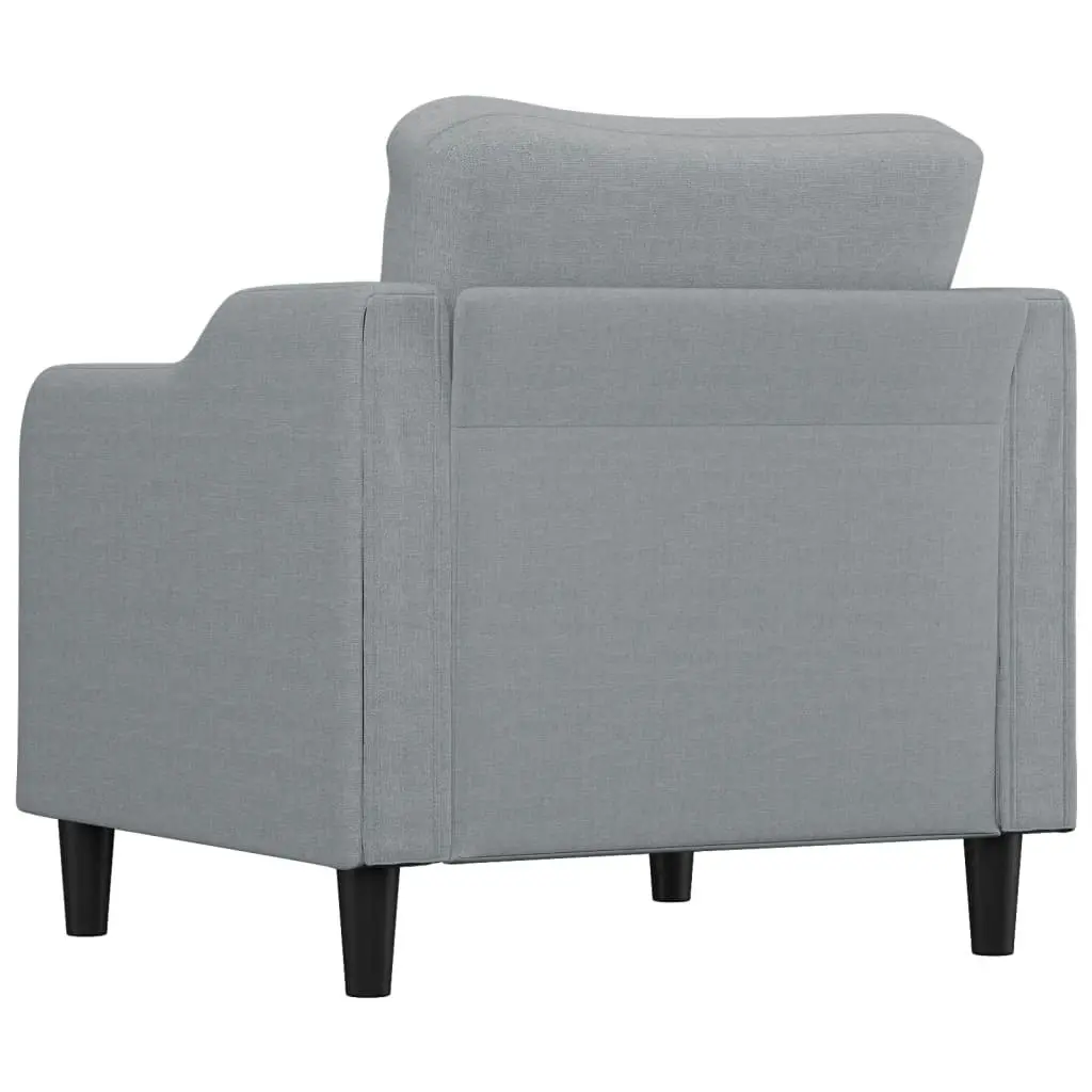 Sofa Chair Light Grey 60 cm Fabric 359343