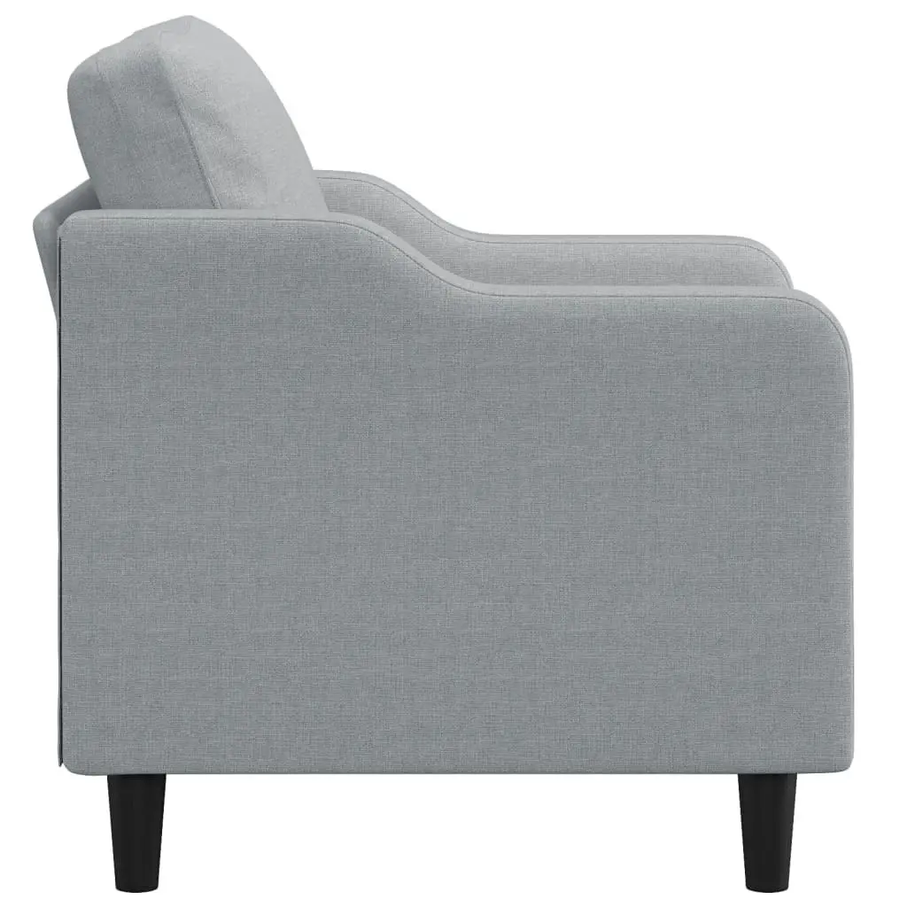 Sofa Chair Light Grey 60 cm Fabric 359343