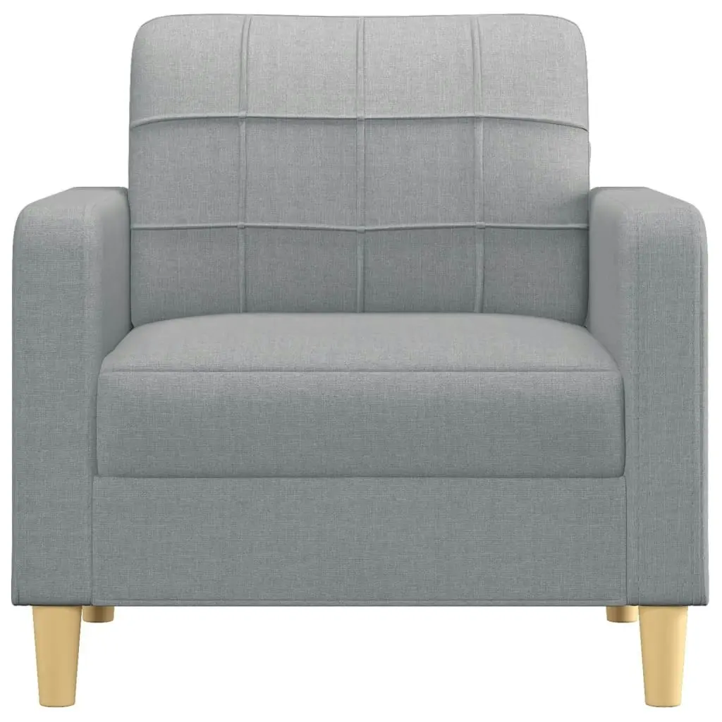 Sofa Chair Light Grey 60 cm Fabric 359075