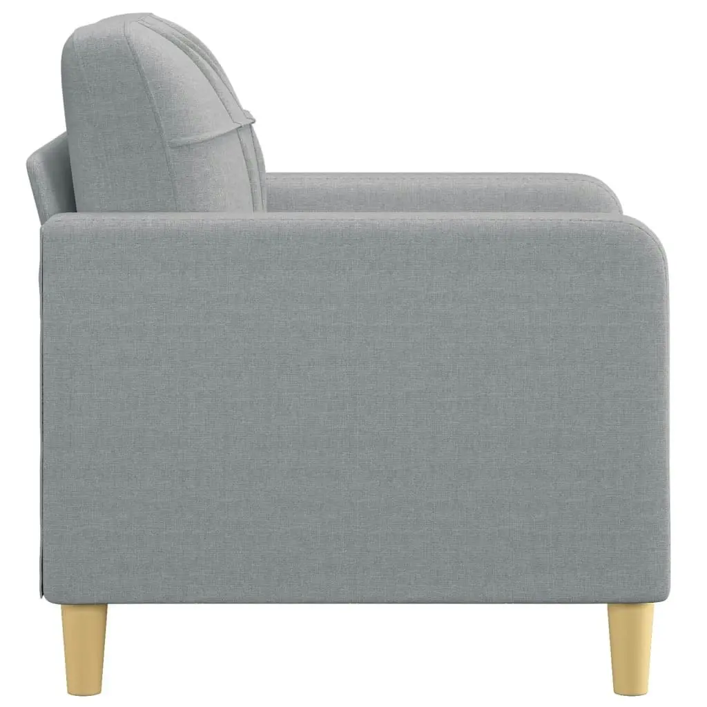 Sofa Chair Light Grey 60 cm Fabric 359075