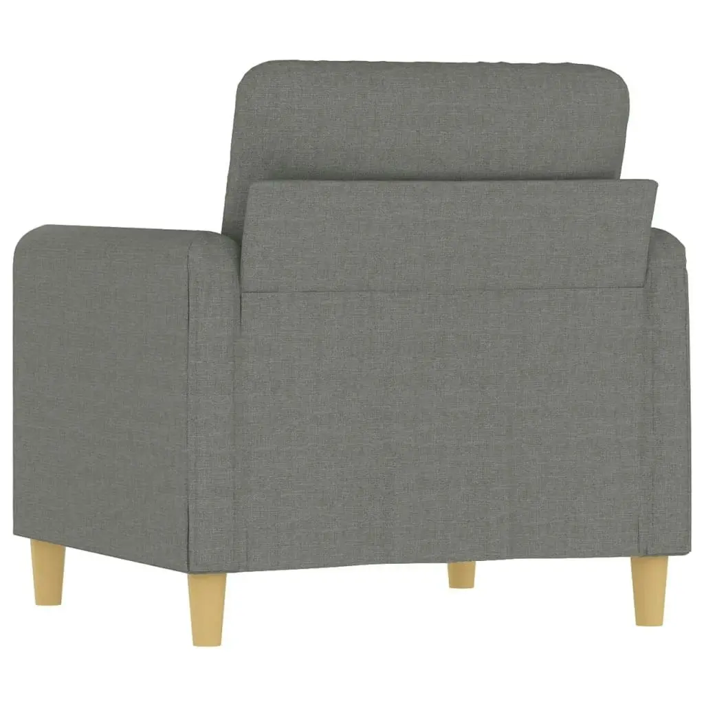 Sofa Chair Dark Grey 60 cm Fabric 349074