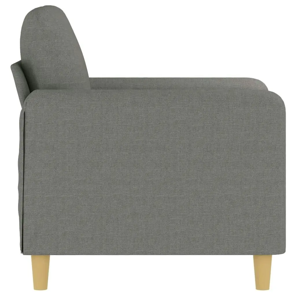 Sofa Chair Dark Grey 60 cm Fabric 349074