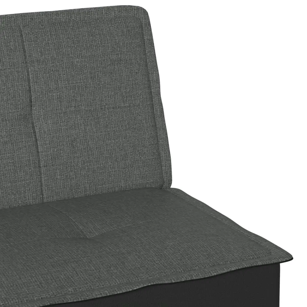 Sofa Bed Dark Grey Fabric 351914